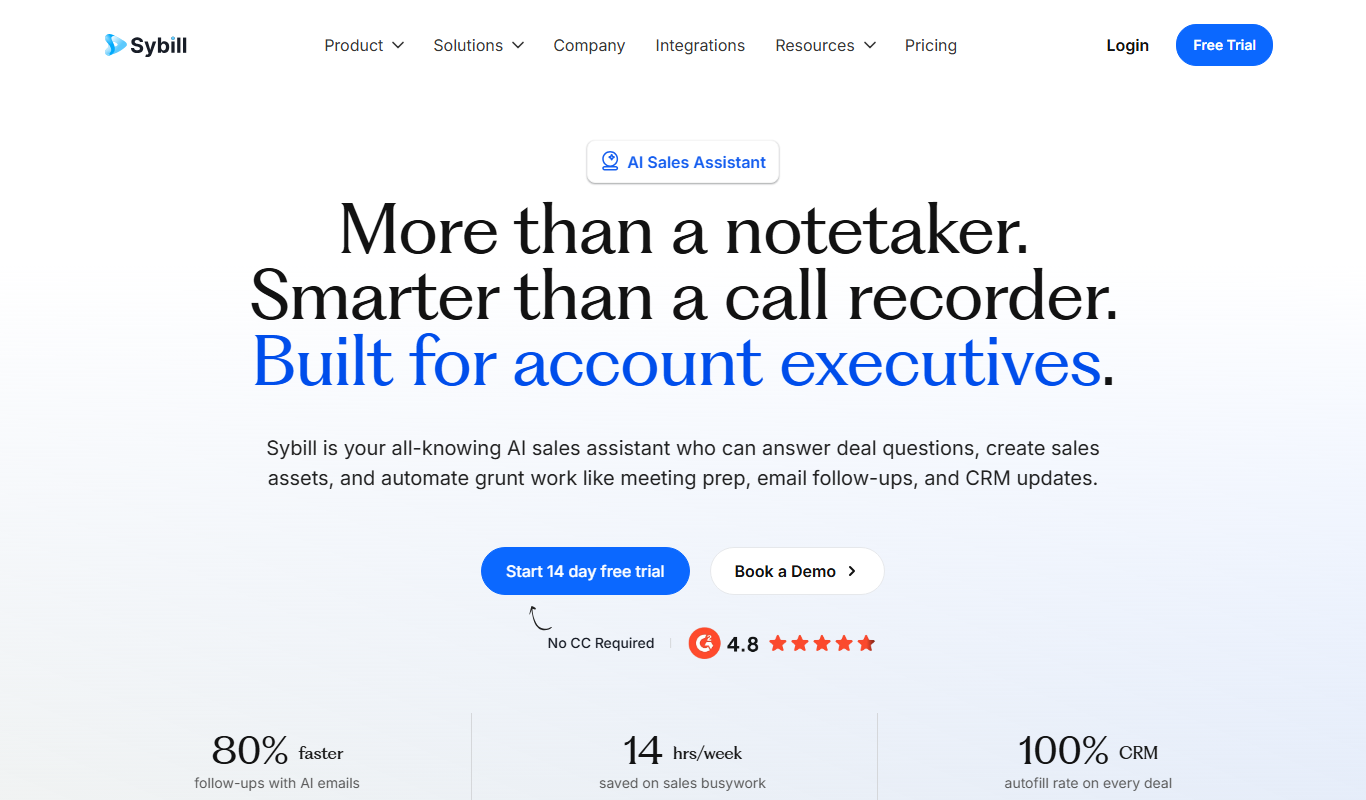 Sybill app screenshot
