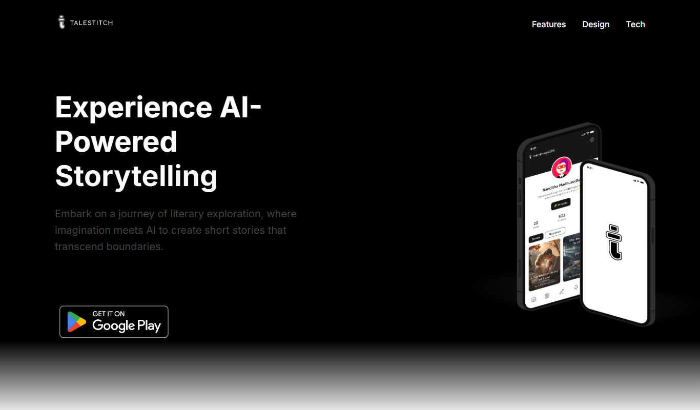 TaleStitch app screenshot
