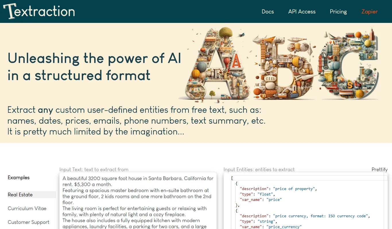 Textraction.ai - AI Text Extraction Tool For Document Data Capture