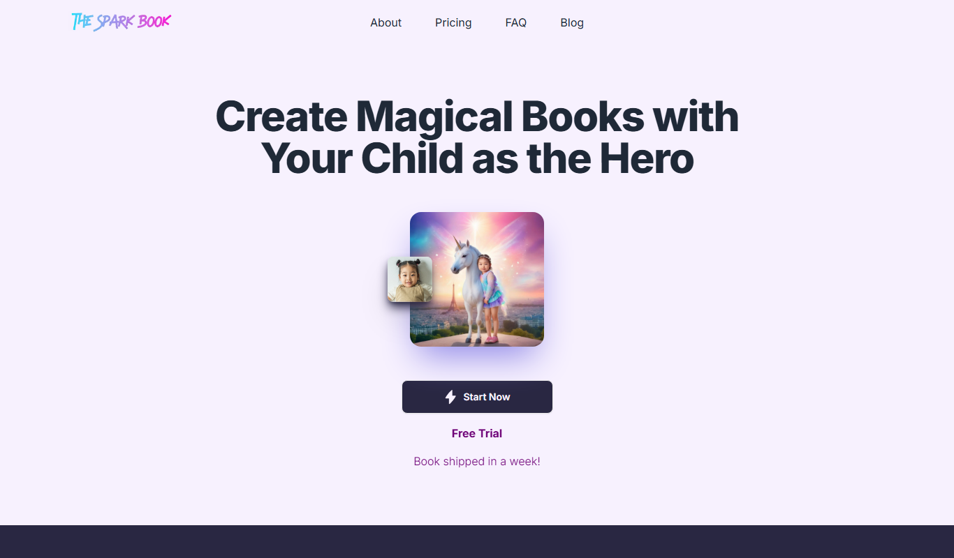 The Spark Book app screenshot