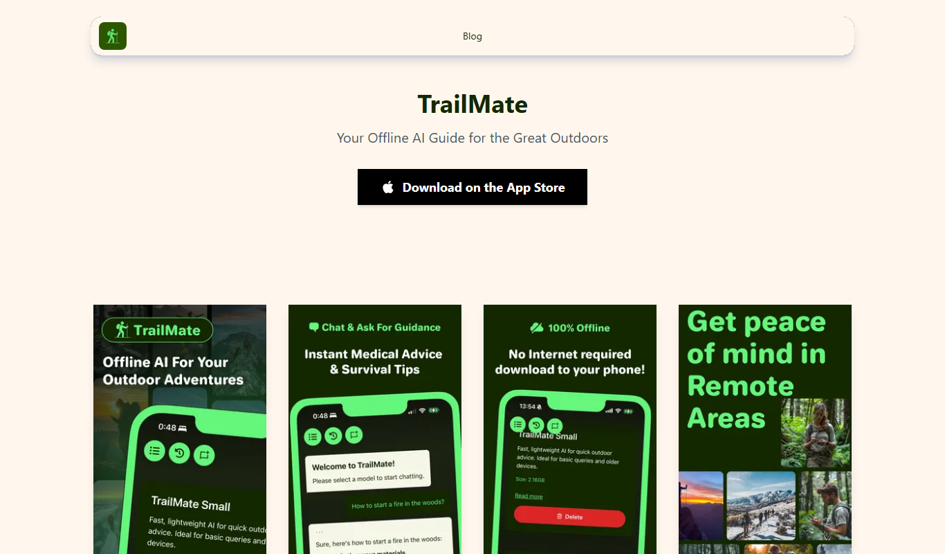 TrailMate app screenshot