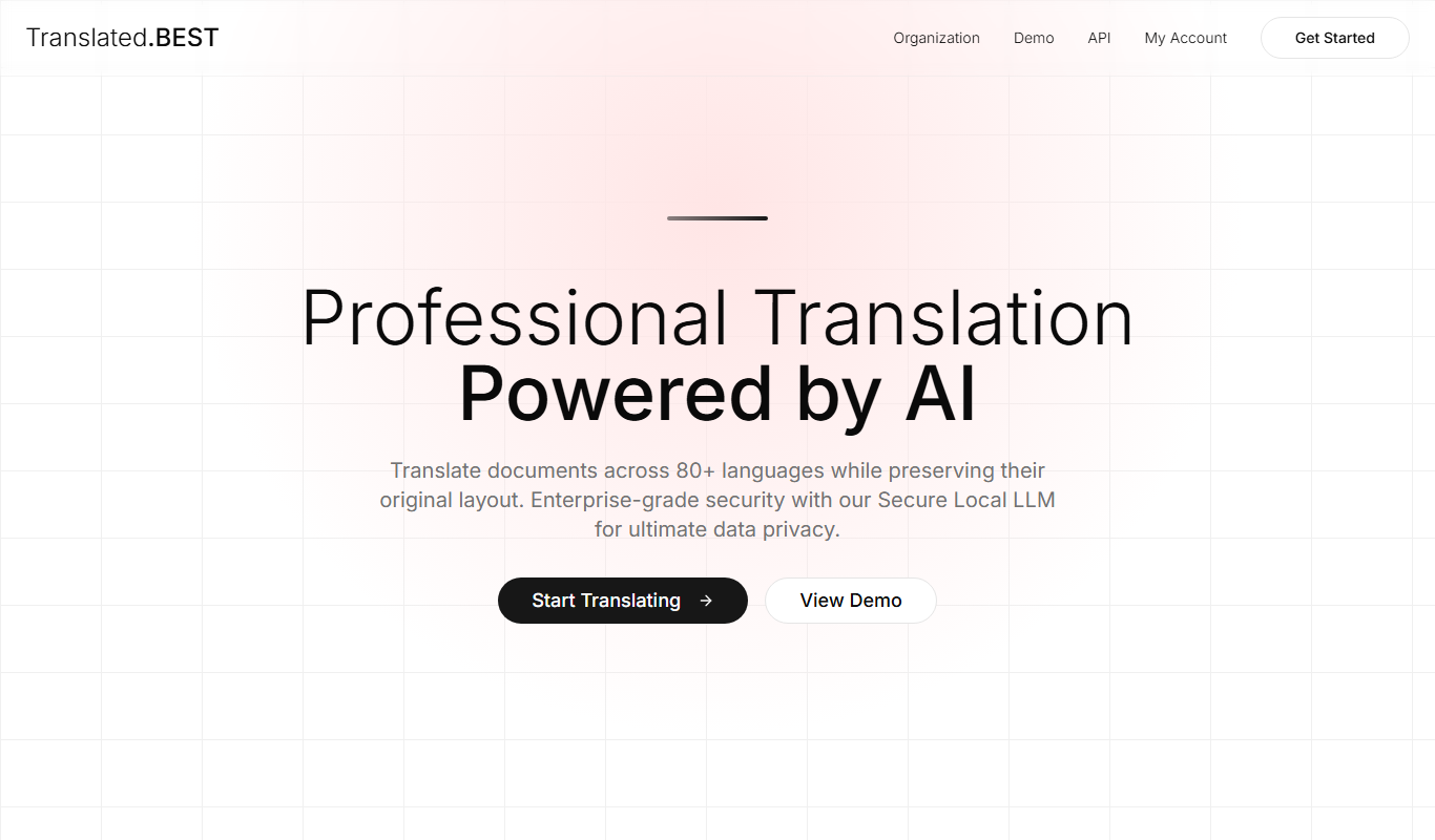 Translated.BEST app screenshot