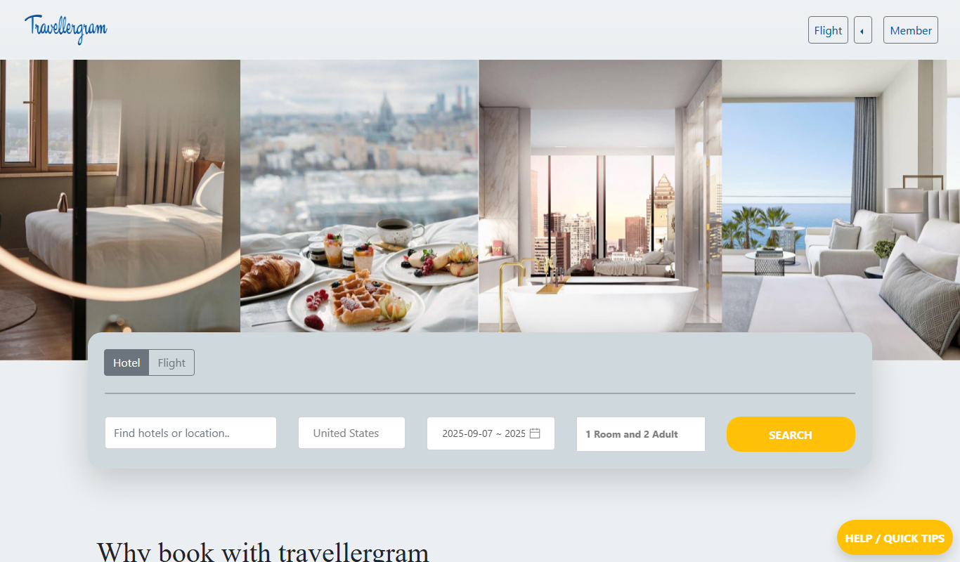 Travellergram app screenshot