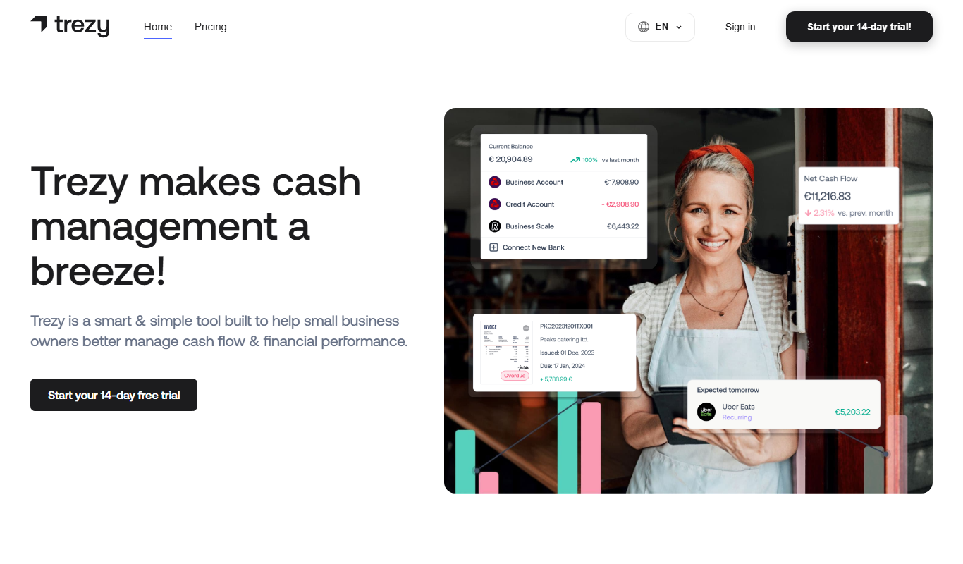 Trezy app screenshot