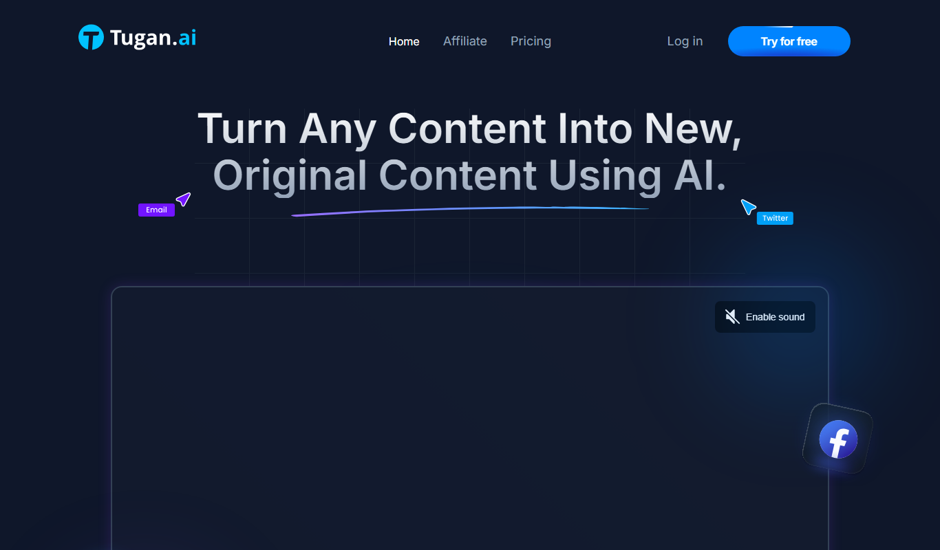 Tugan.ai app screenshot