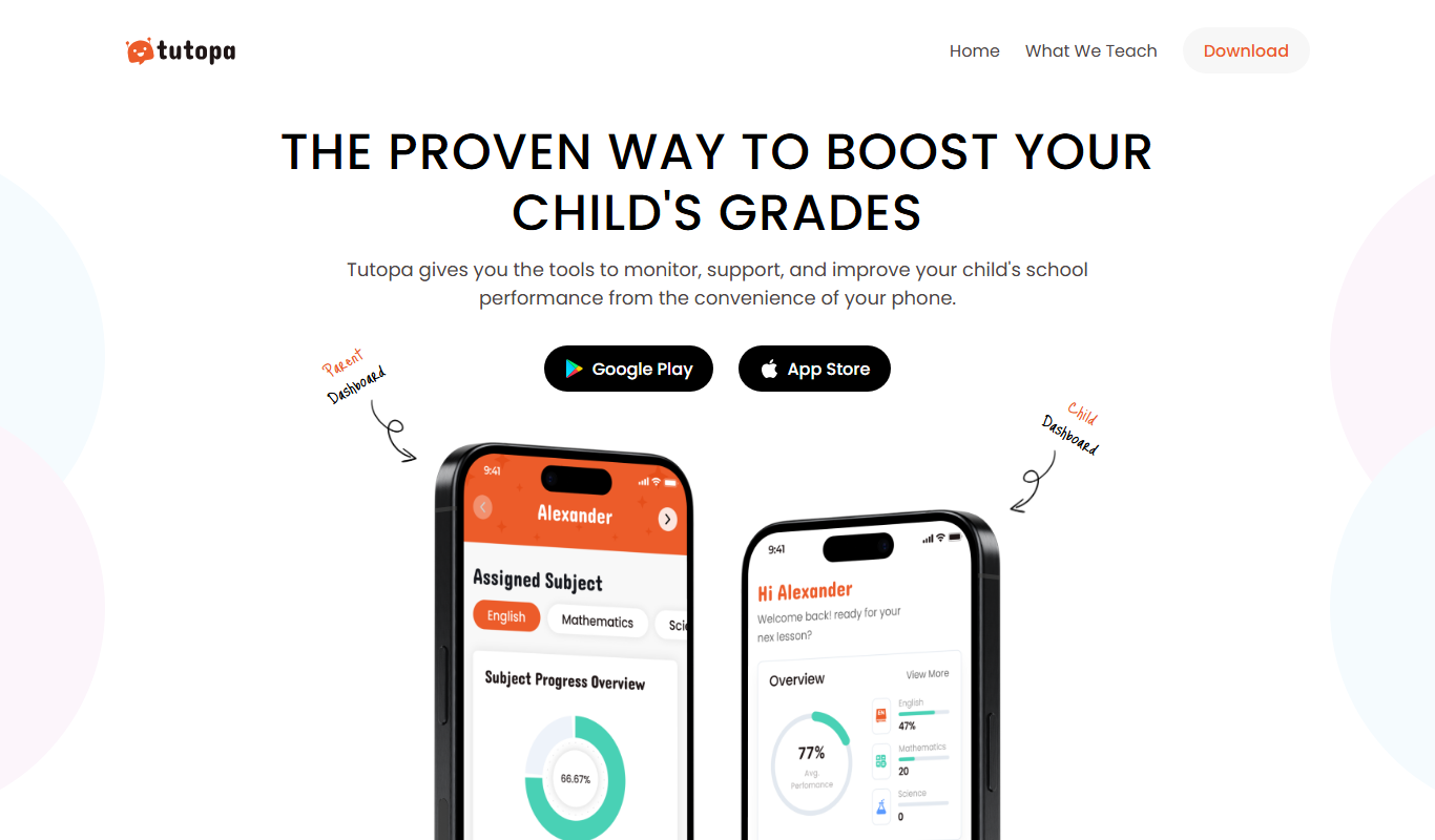 Tutopa app screenshot