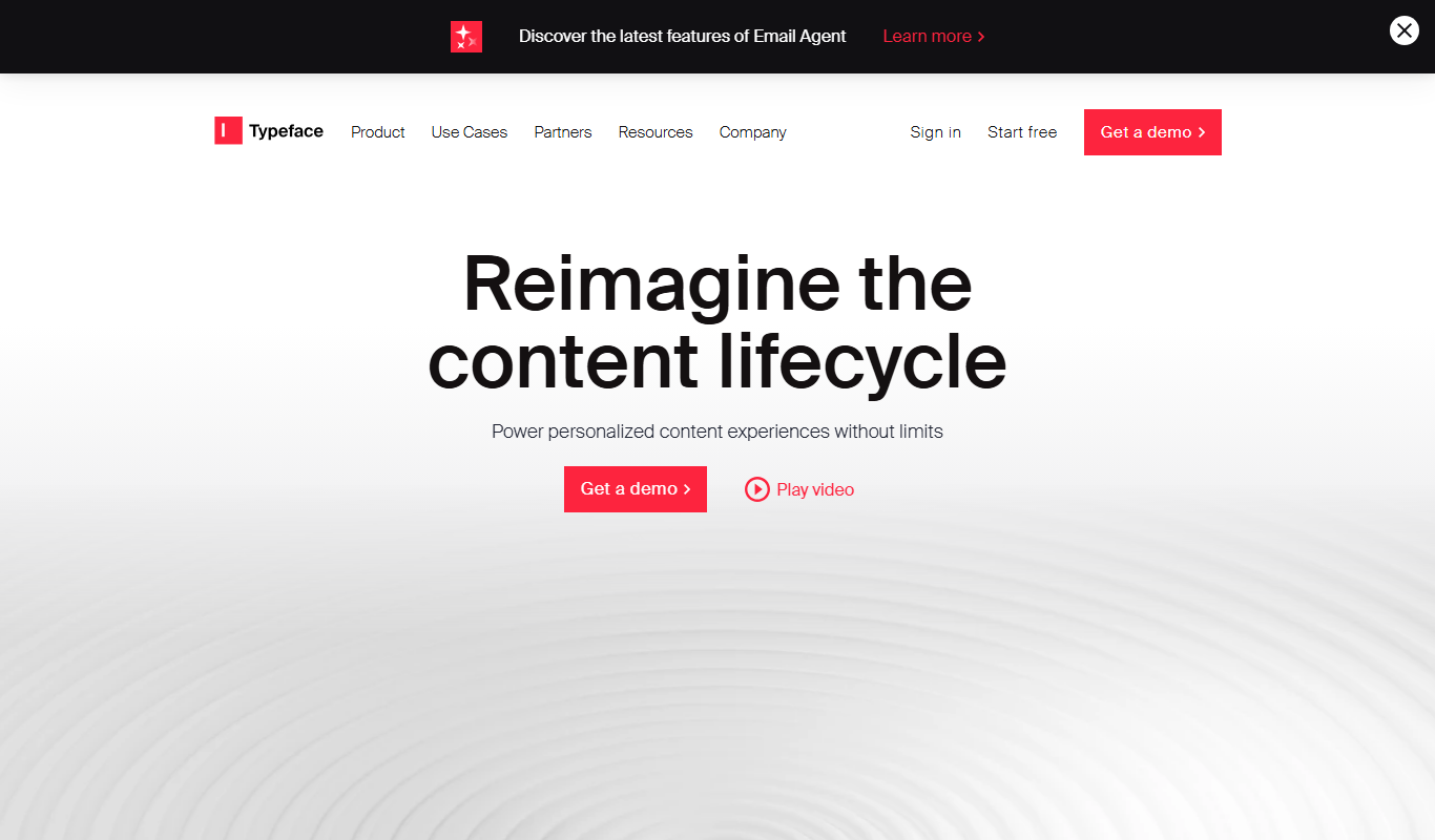 Typeface app screenshot