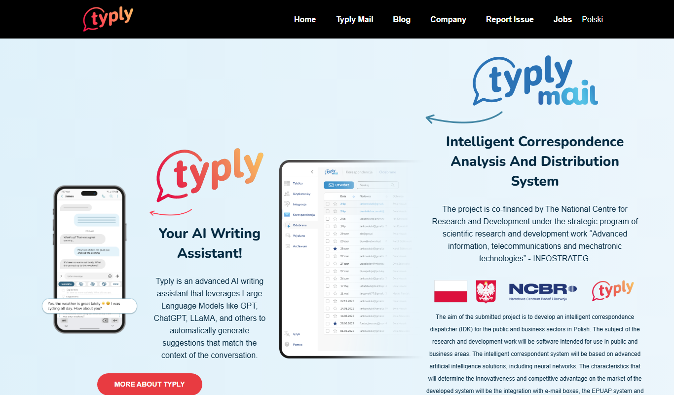 typly app screenshot