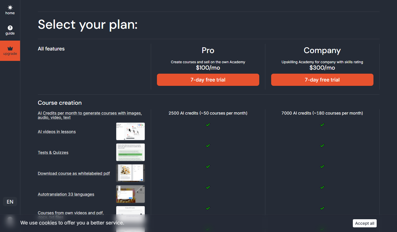 Screenshot of the Unschooler.me interface