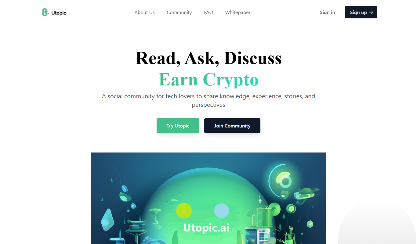 Utopic.ai app screenshot