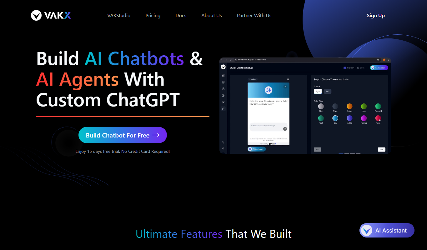 VAKX app screenshot