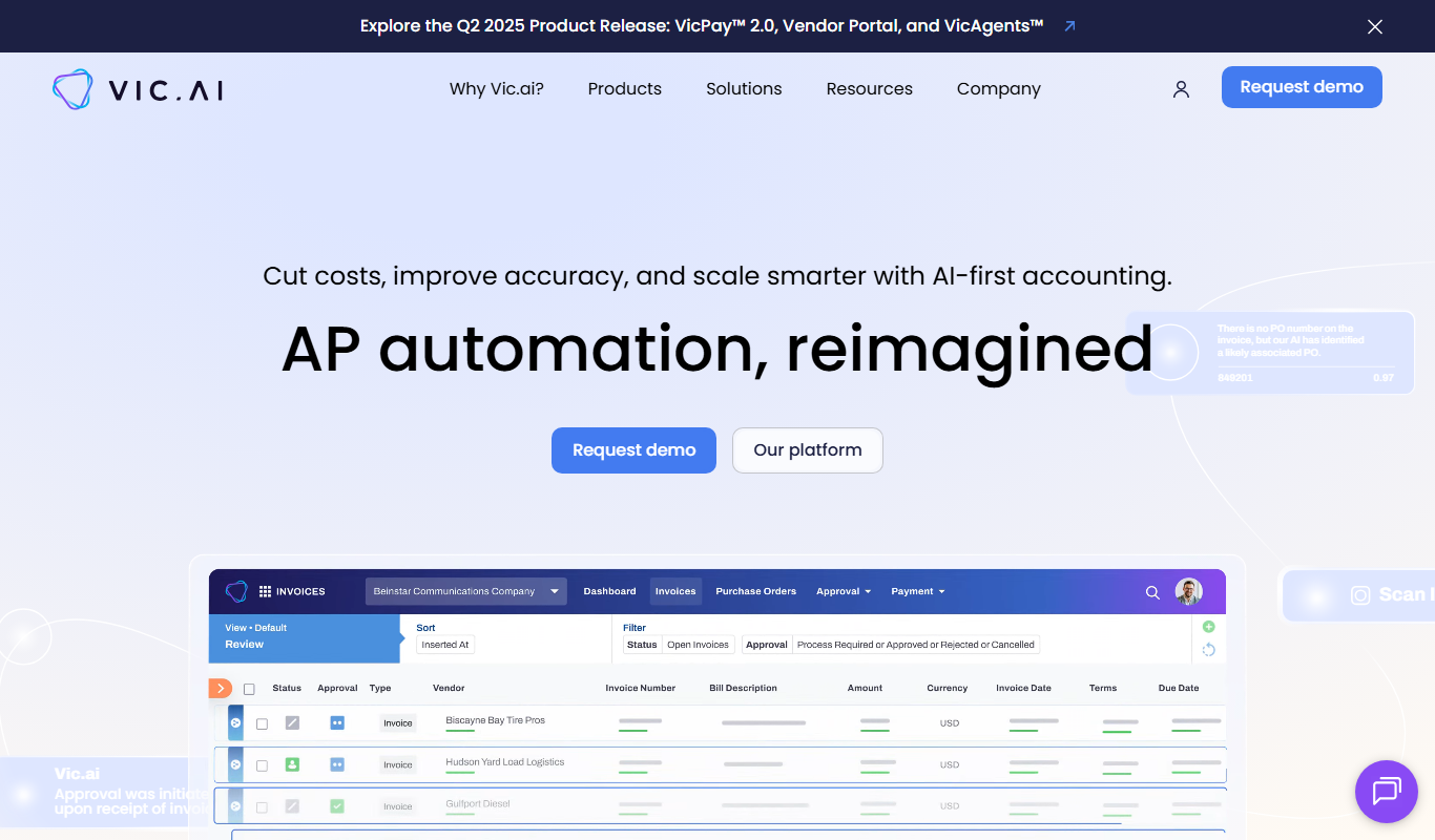 Vic.ai app screenshot