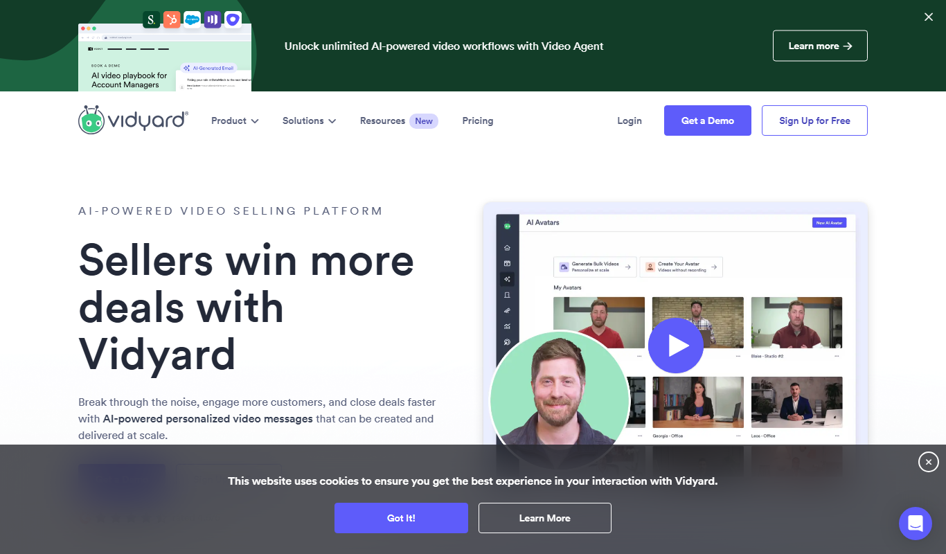 Vidyard – Video Tools for Virtual Sales and Marketing Teams app screenshot