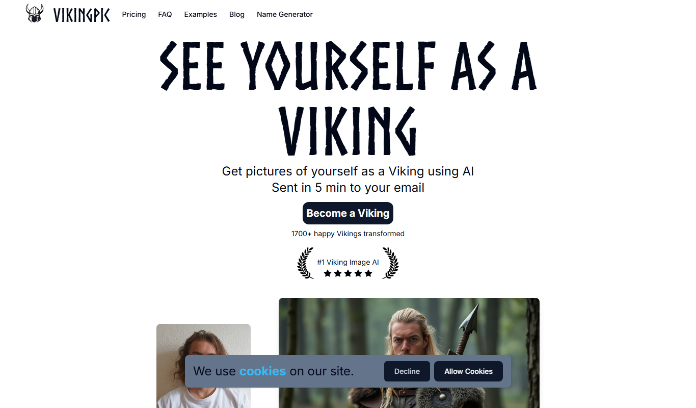 VikingPic app screenshot