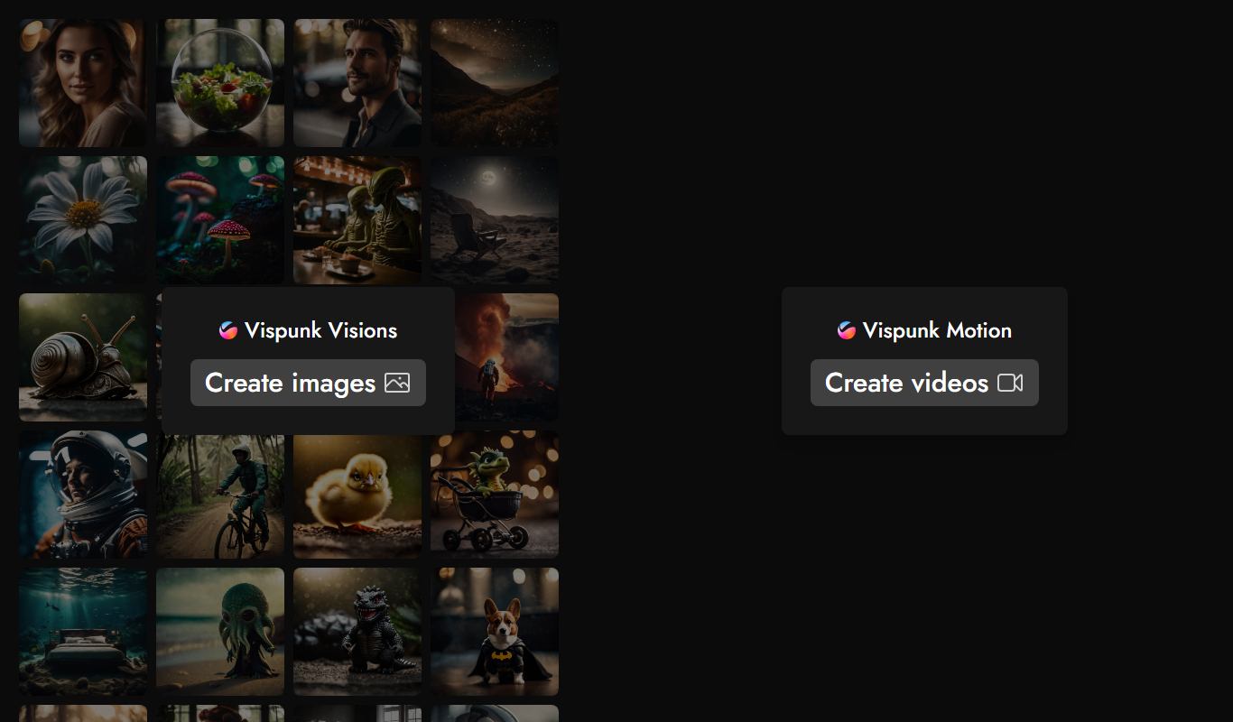 Vispunk app screenshot