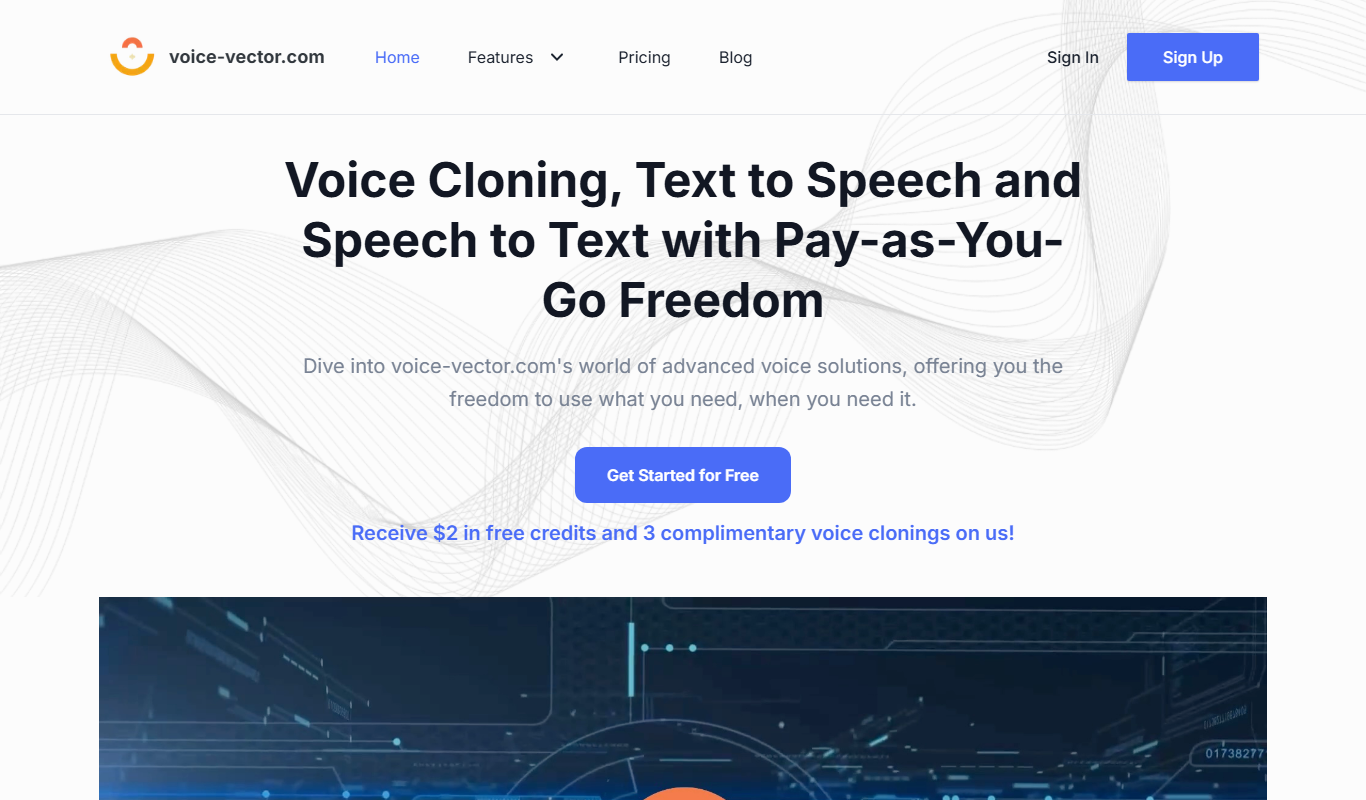 VoiceVector app screenshot