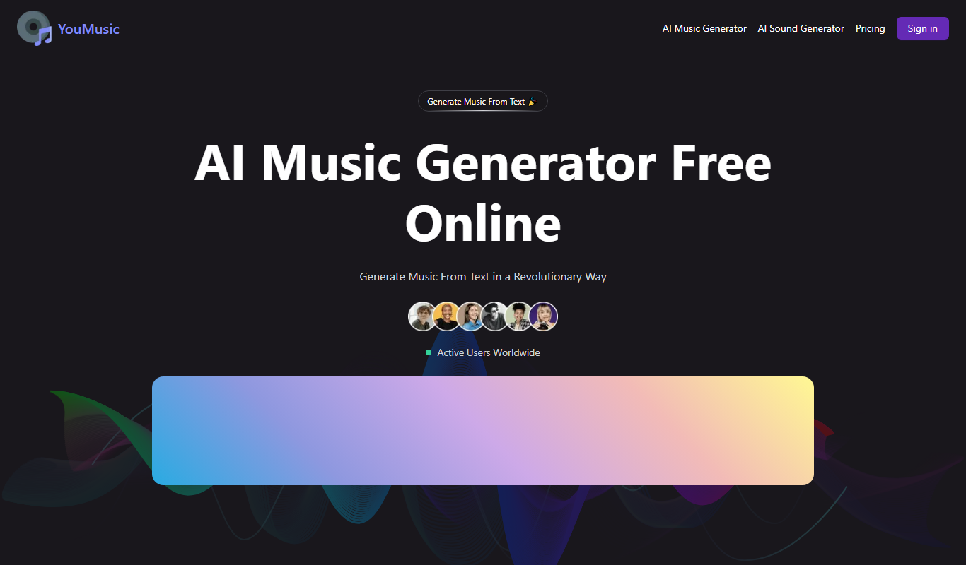 YouMusic.AI app screenshot
