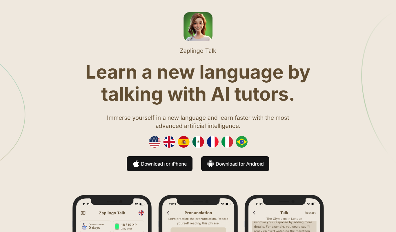 Zaplingo app screenshot