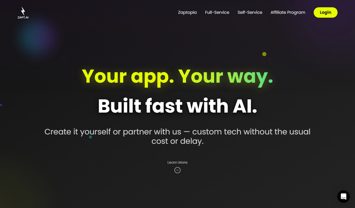 ZAPT app screenshot
