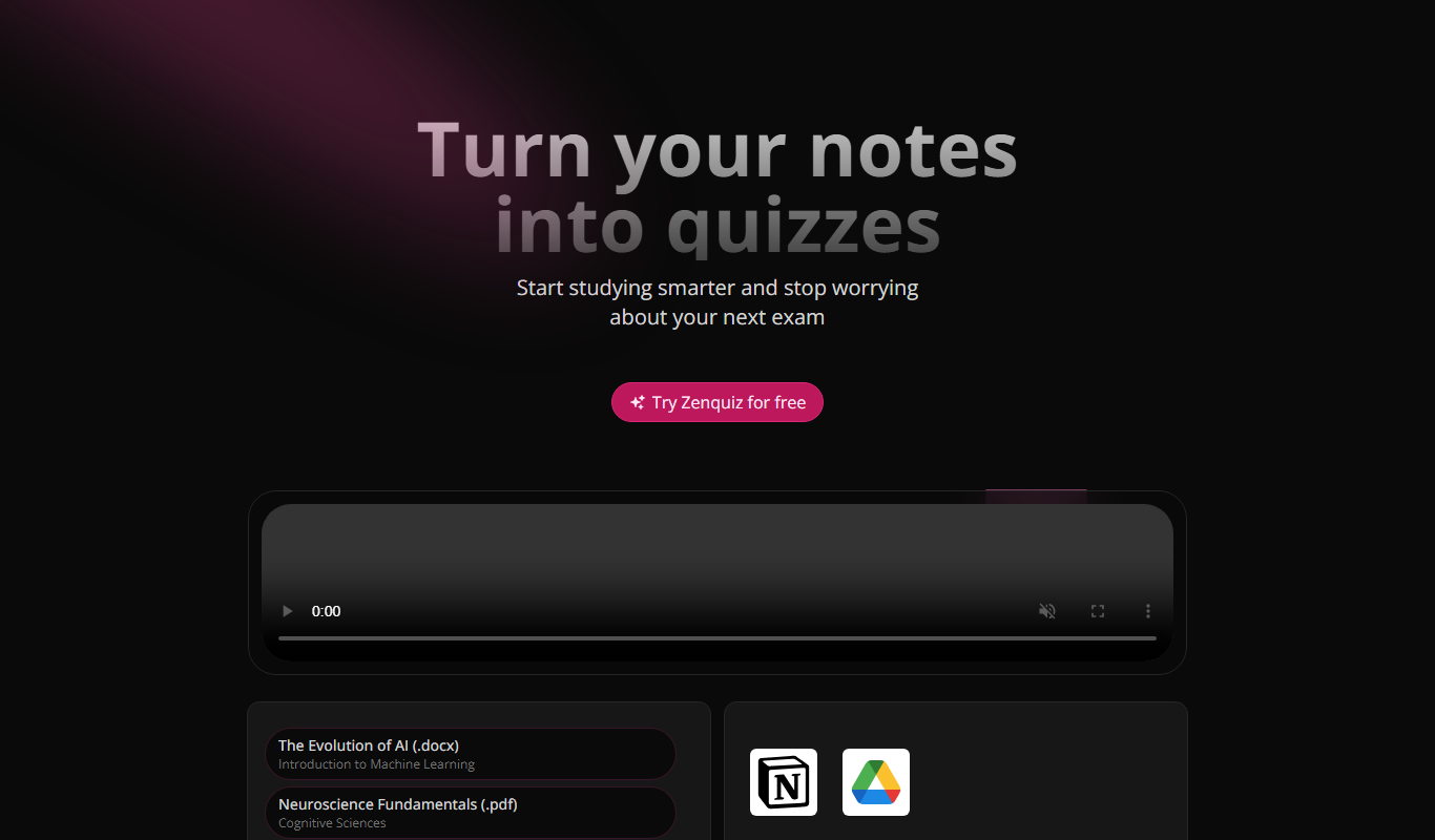 Zenquiz.app app screenshot