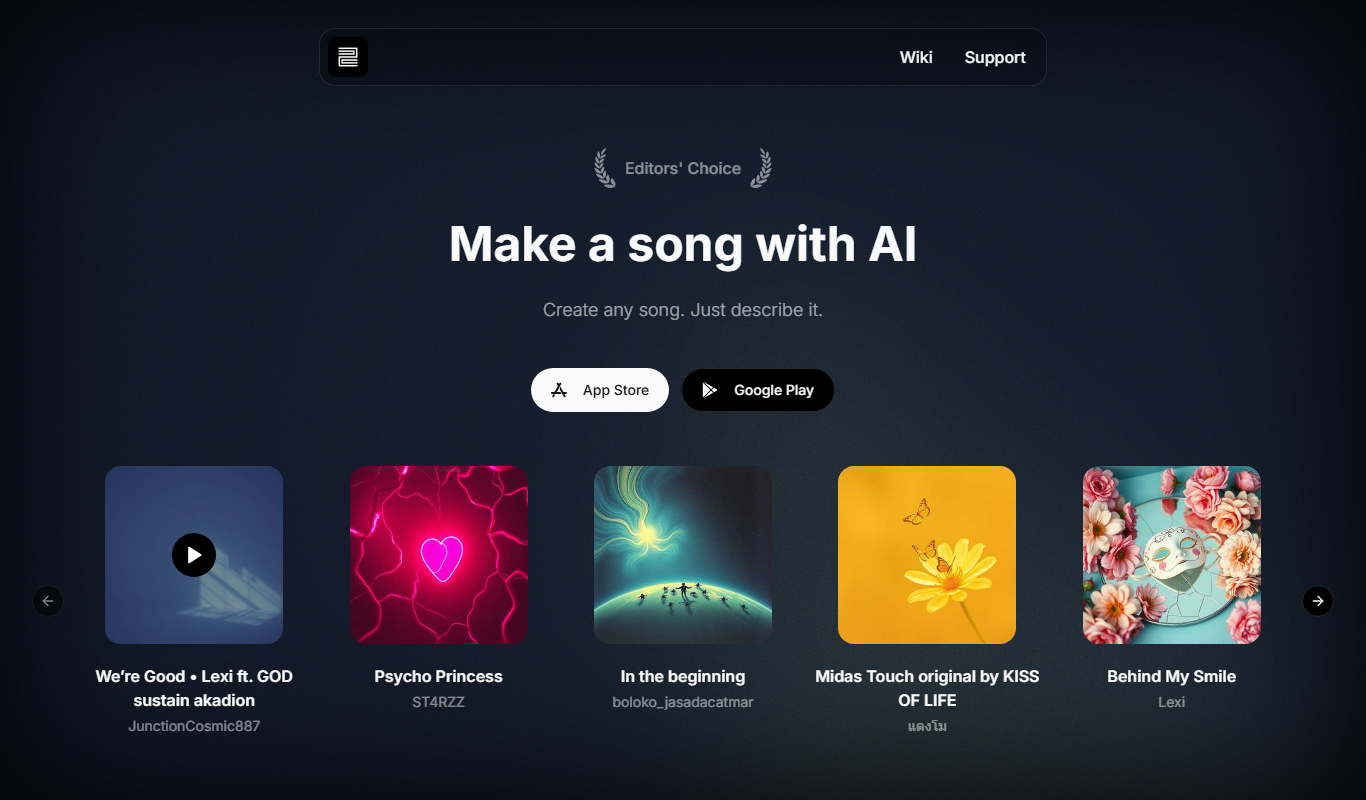 Zona – AI Song & Music Generator App app screenshot