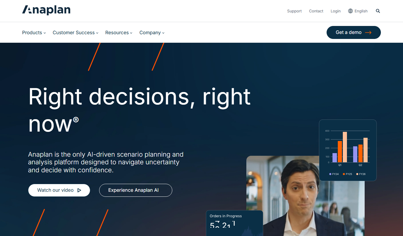 Anaplan app screenshot