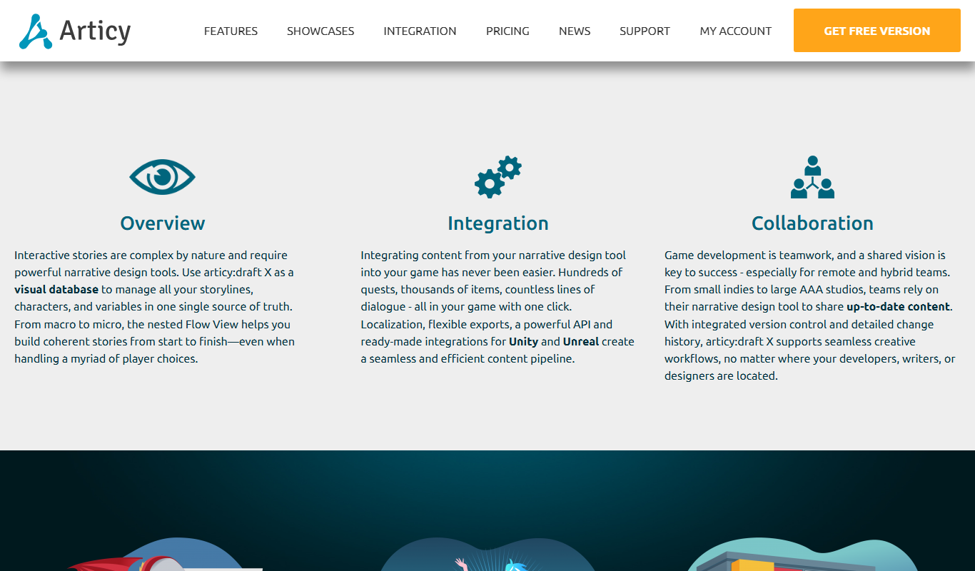 Articy Draft app screenshot