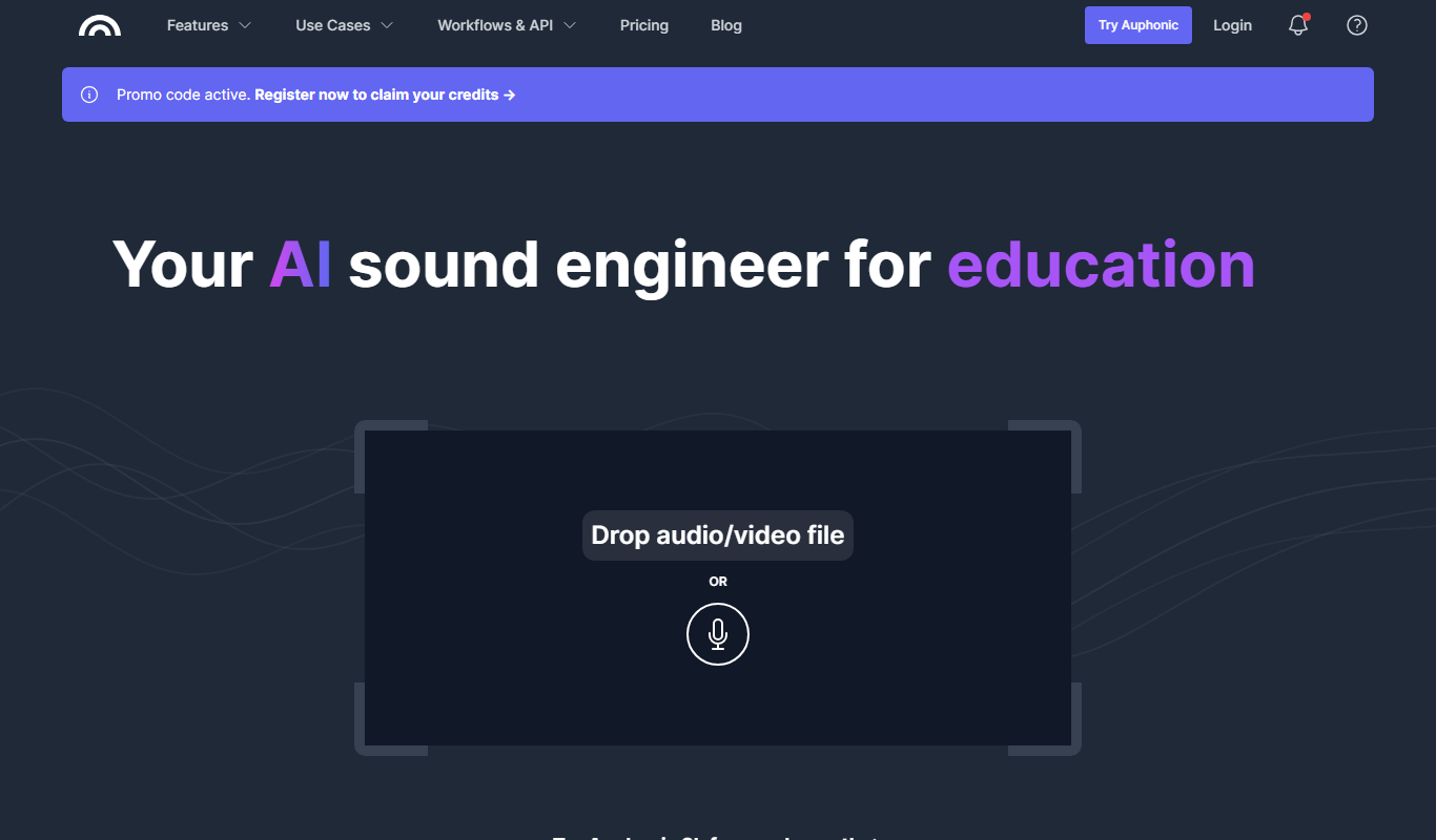 Auphonic app screenshot