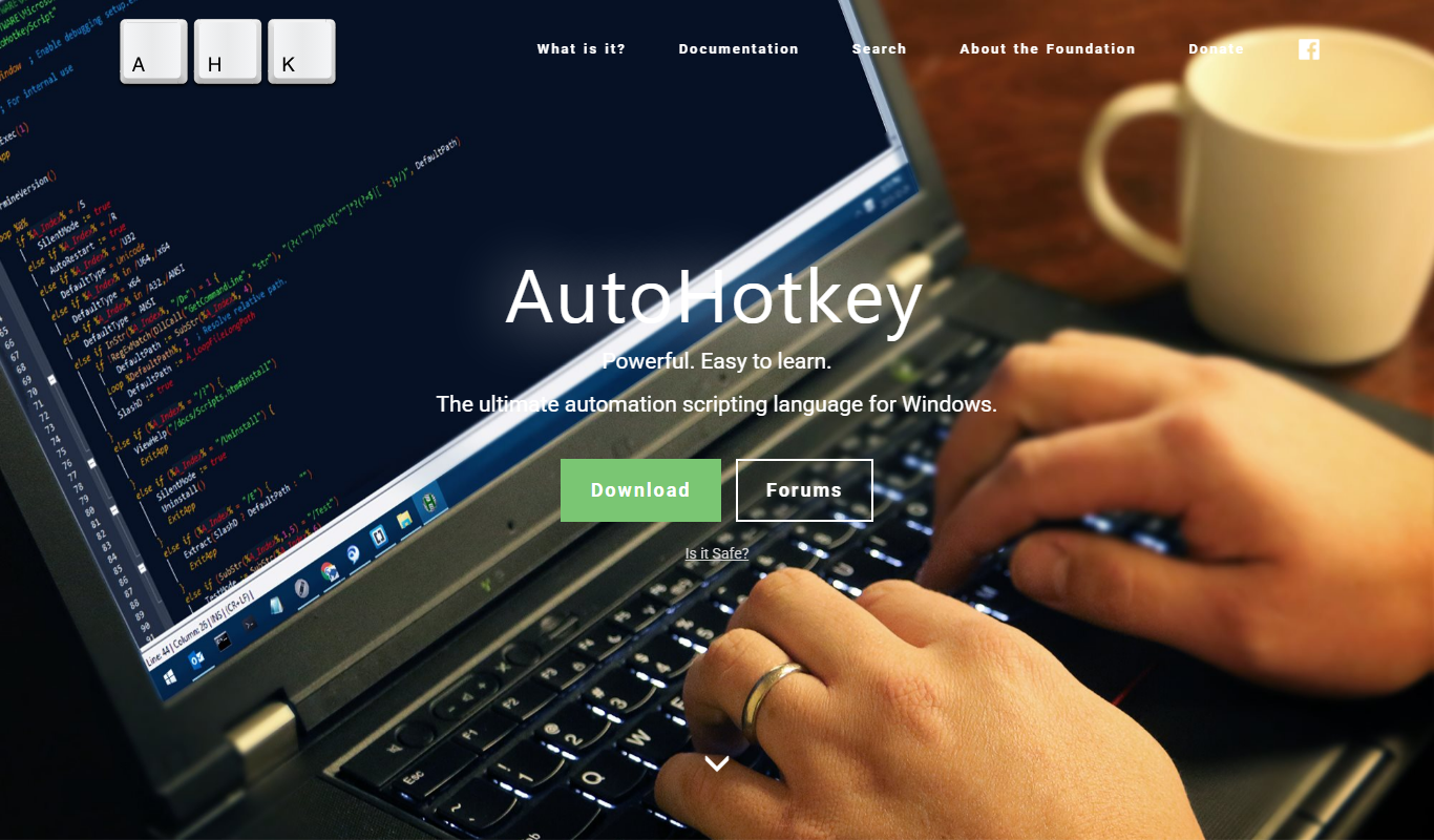 AutoHotkey app screenshot