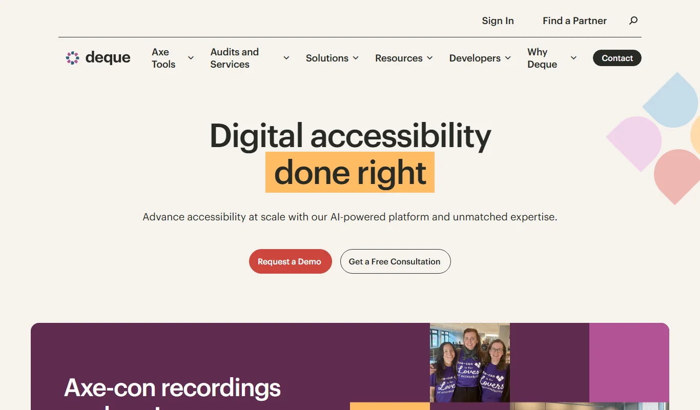 Axe Accessibility Scanner - Automated Web Accessibility Testing Tool