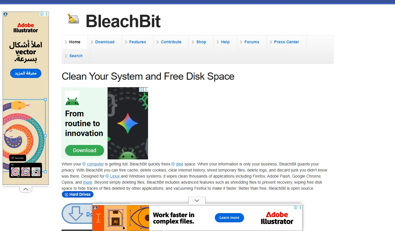 BleachBit - Free Open Source Disk Cleanup And Privacy Tool