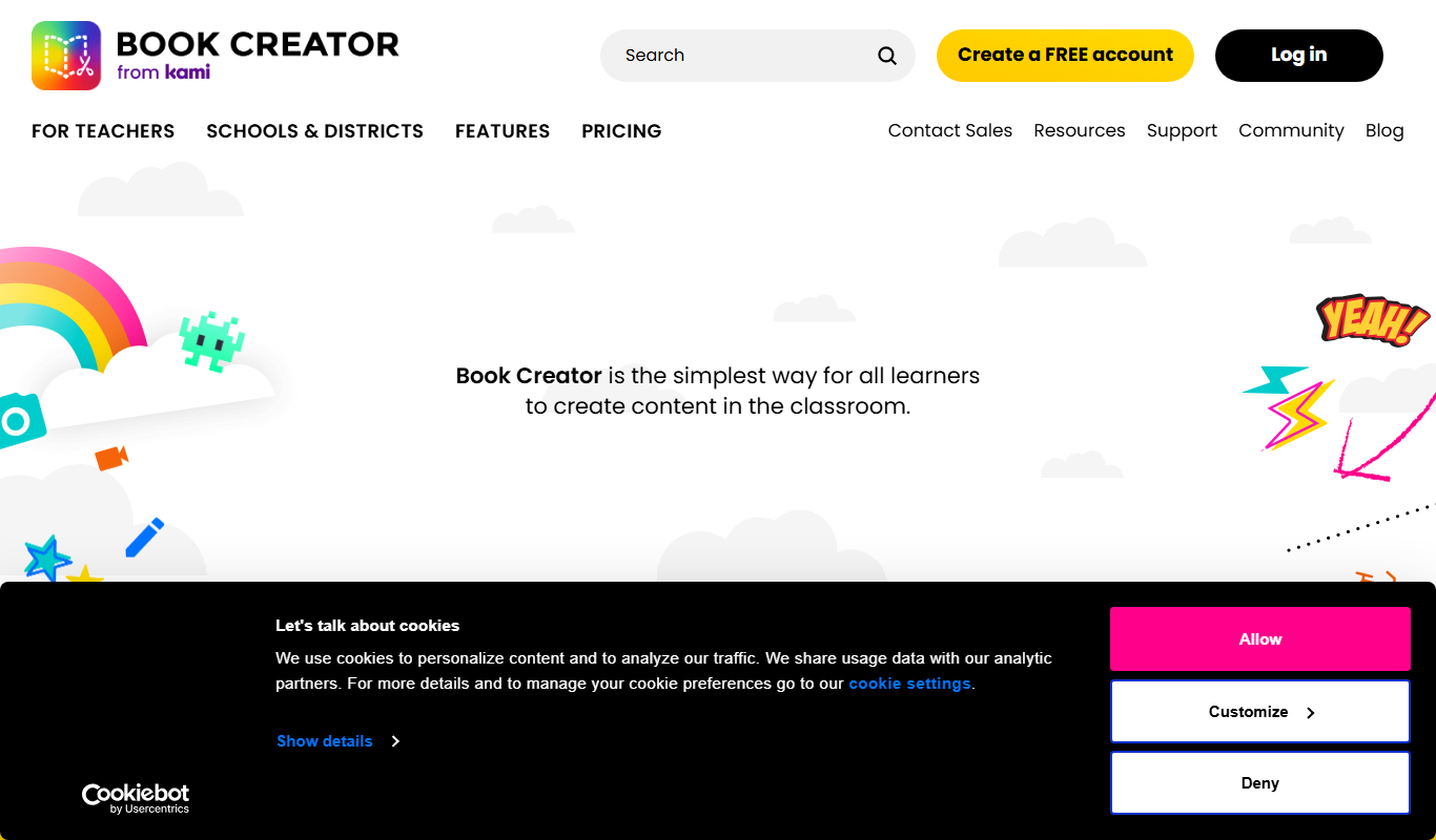 Book Creator app screenshot