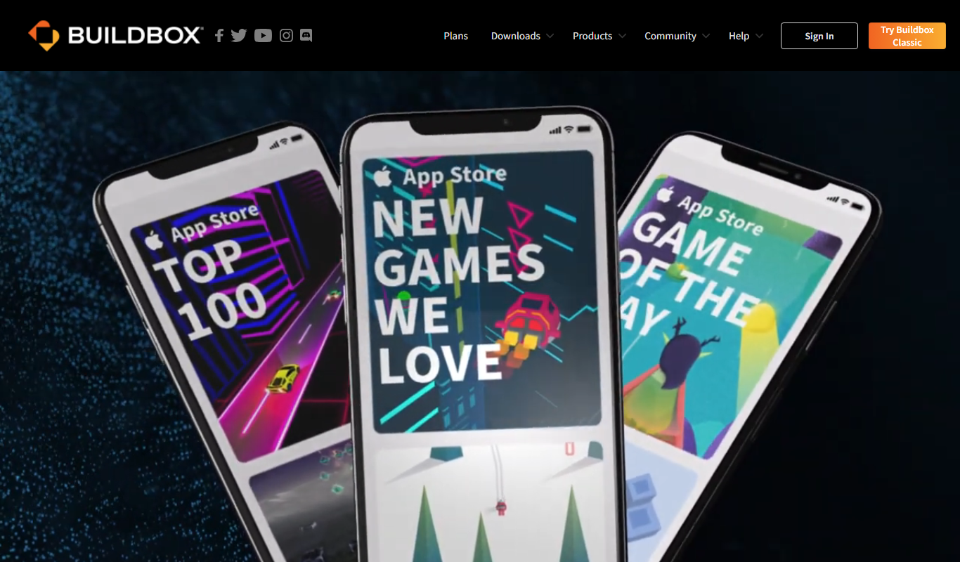 Buildbox app screenshot