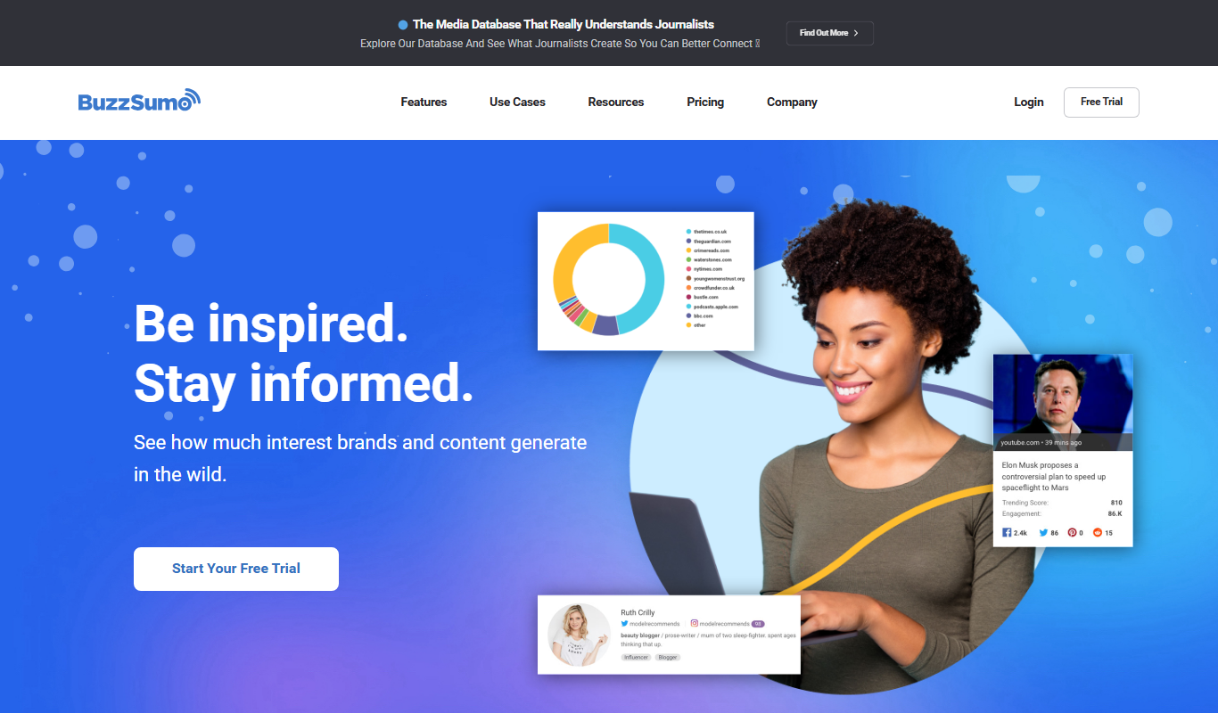 BuzzSumo app screenshot