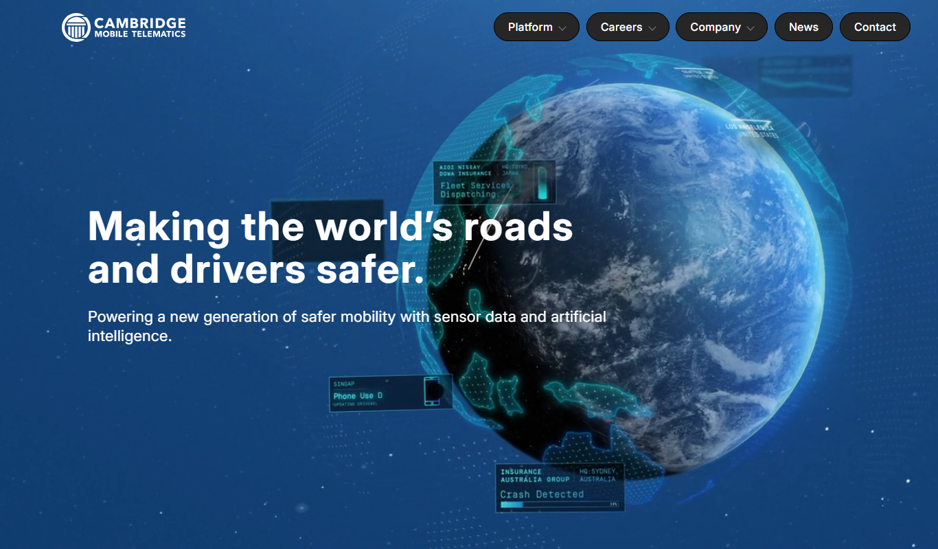 Cambridge Mobile Telematics app screenshot