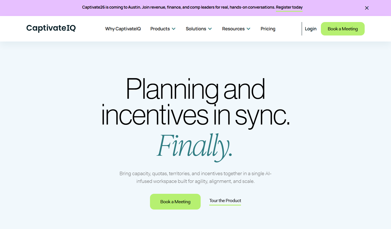 CaptivateIQ app screenshot