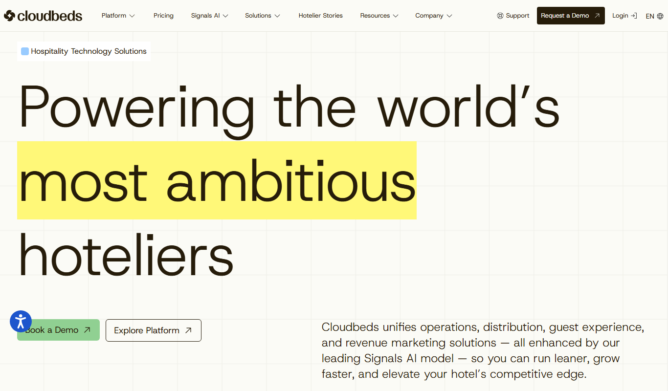 Cloudbeds app screenshot