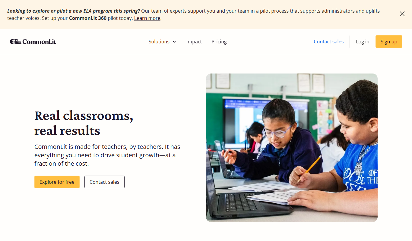 CommonLit app screenshot