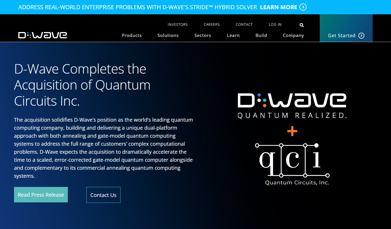 D-Wave Leap app screenshot