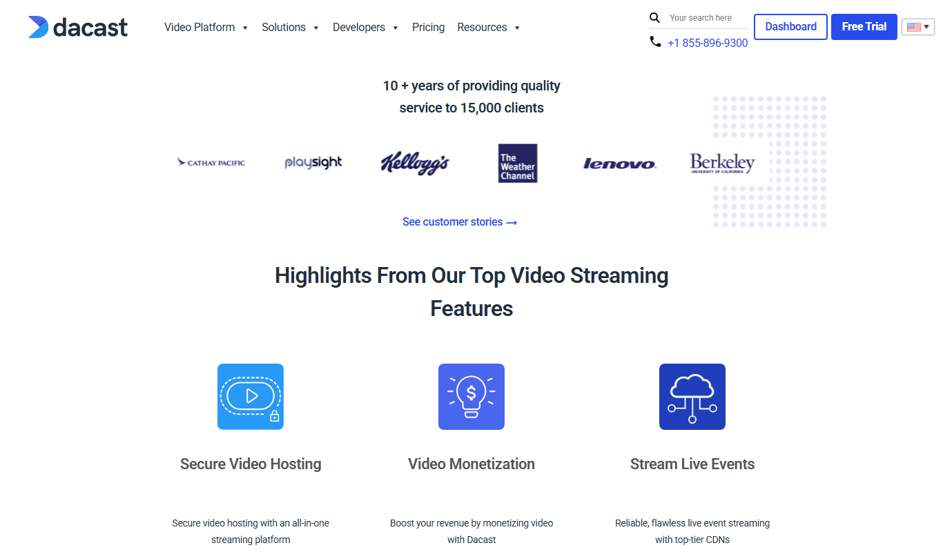 Dacast Live Streaming Platform For Video Hosting And Monetization