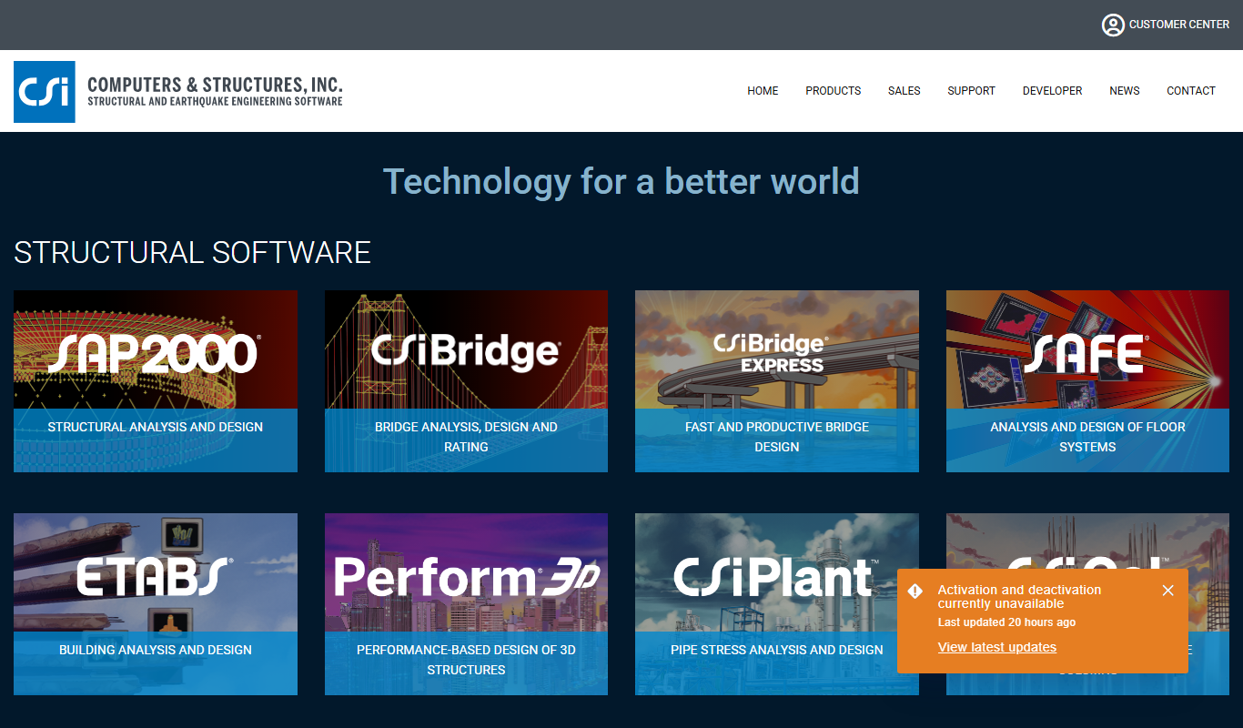 ETABS app screenshot
