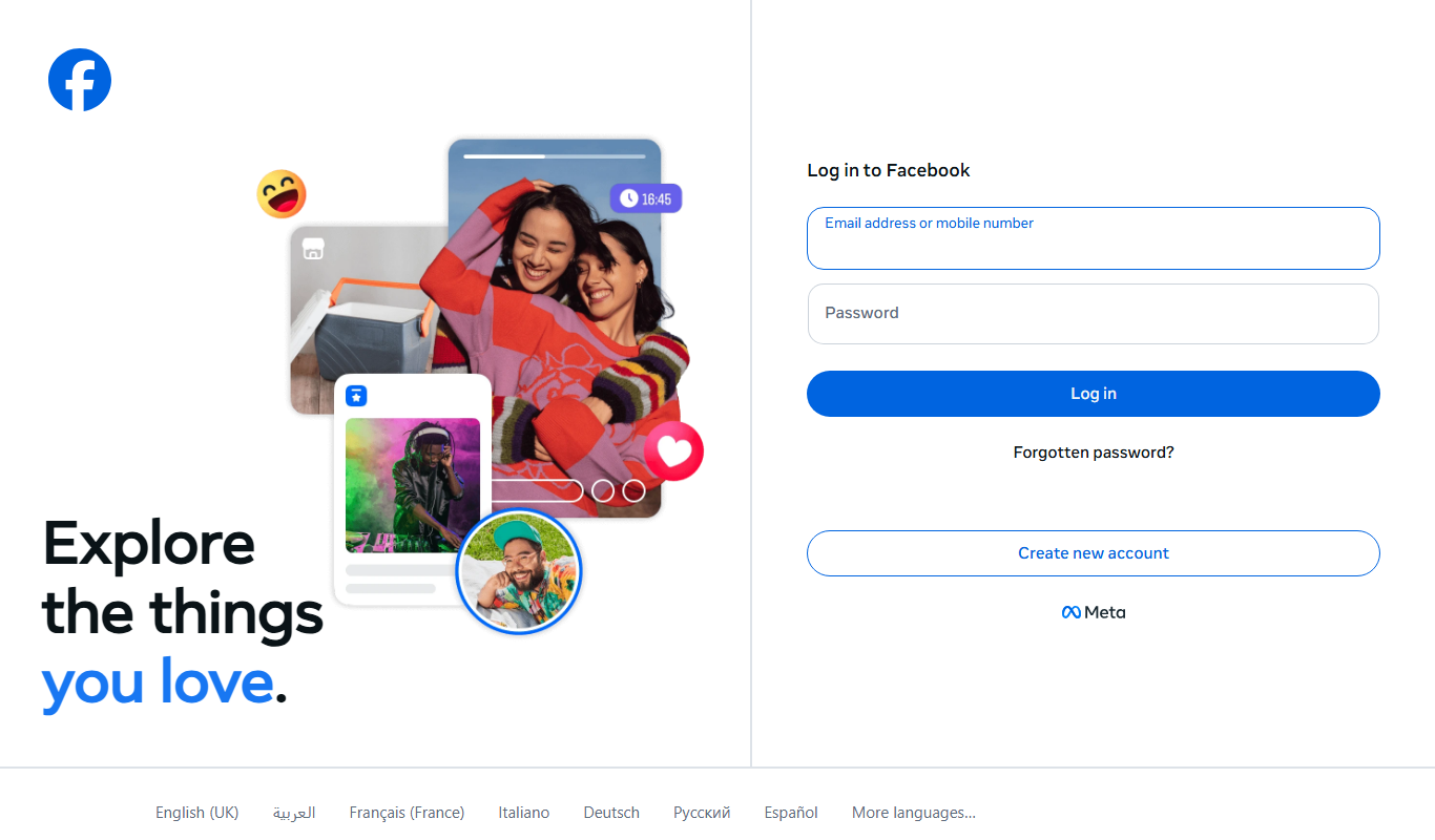 Facebook Gaming app screenshot