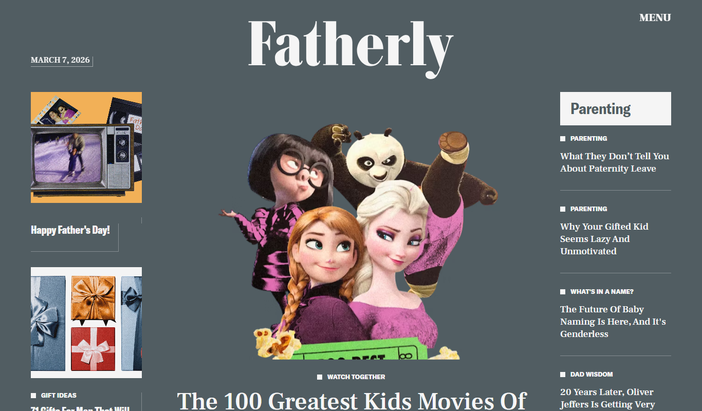 Fatherly app screenshot