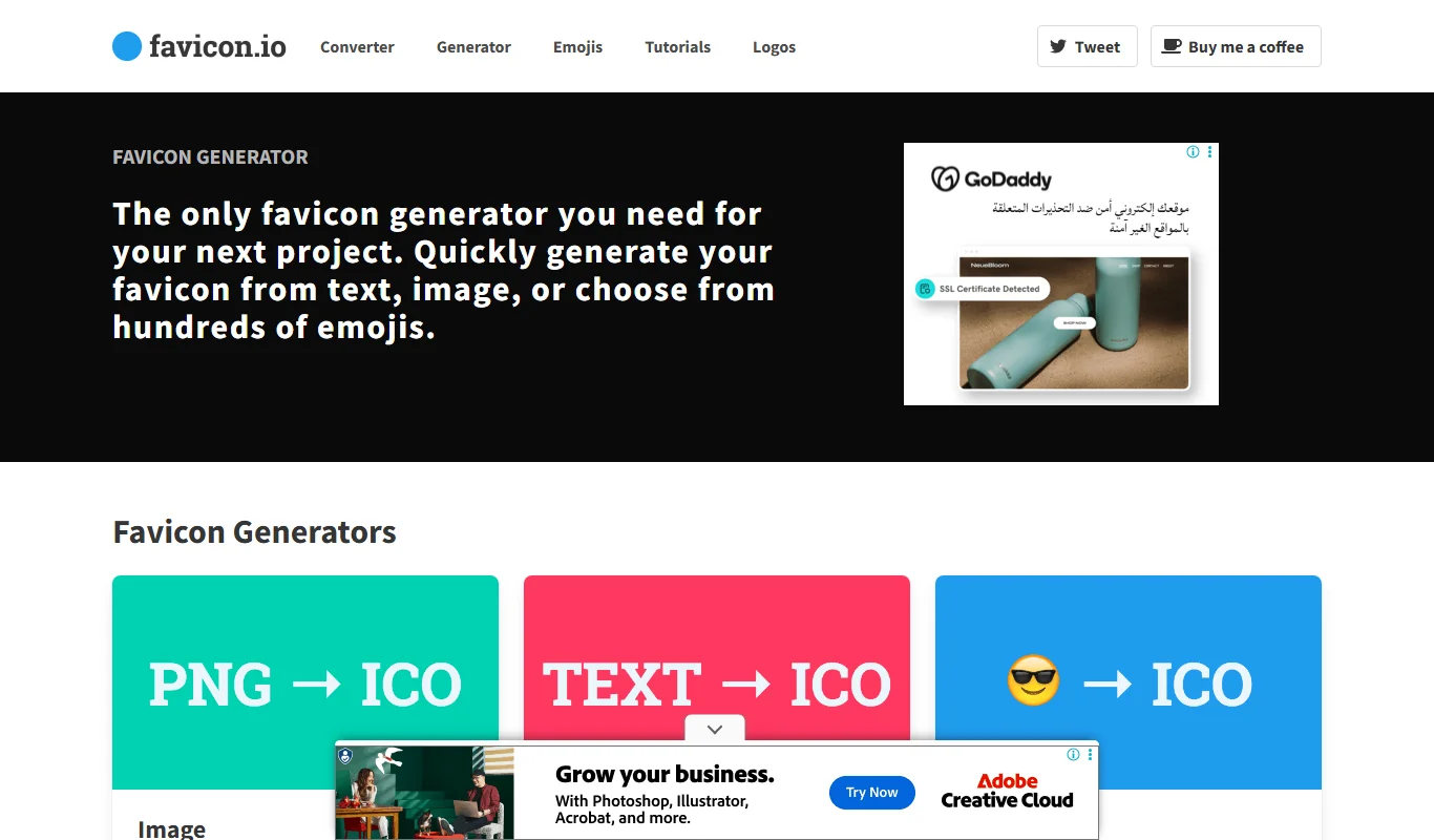 Favic-o-Matic Favicon Generator For Website And App Icons