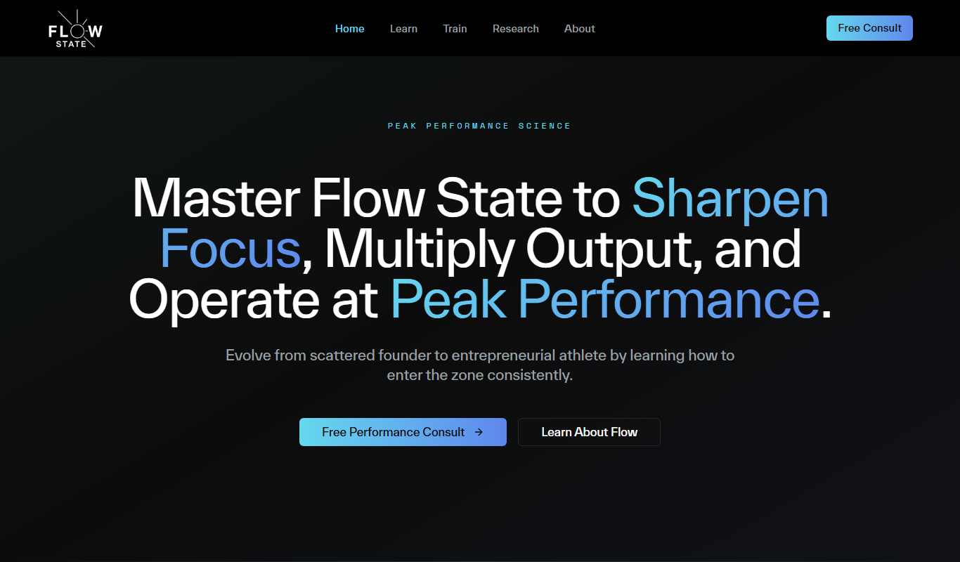Flowstate app screenshot