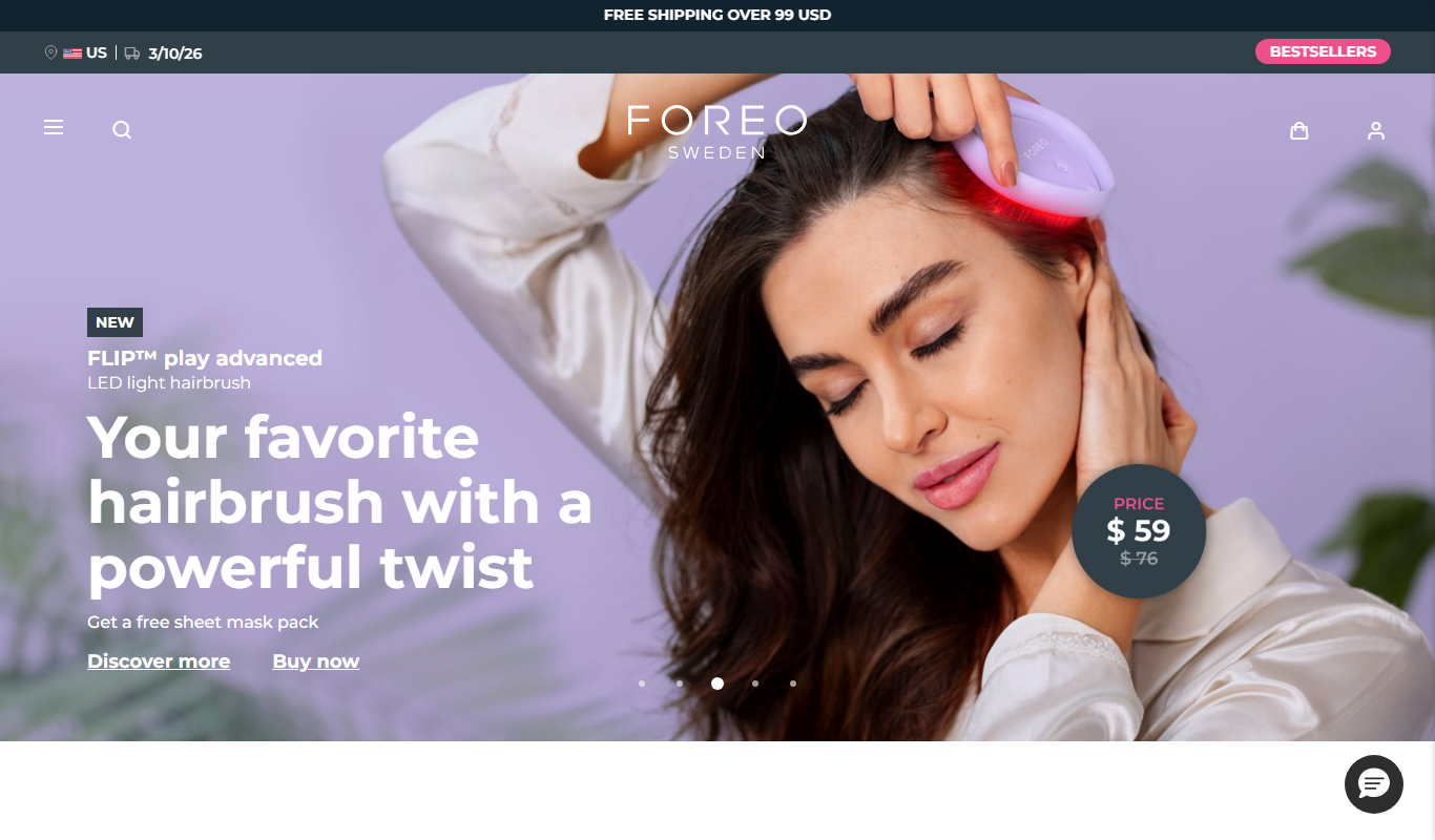 Foreo UFO app screenshot