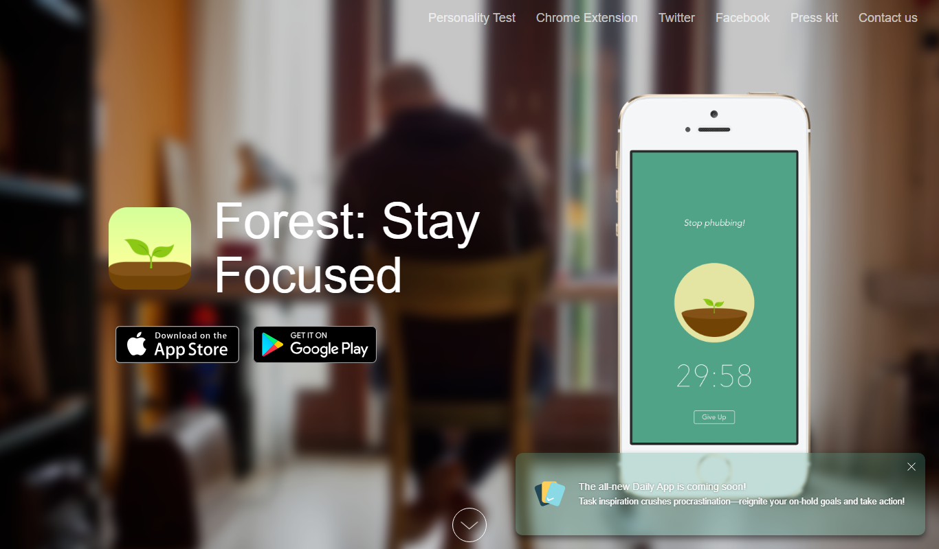 Forest app screenshot