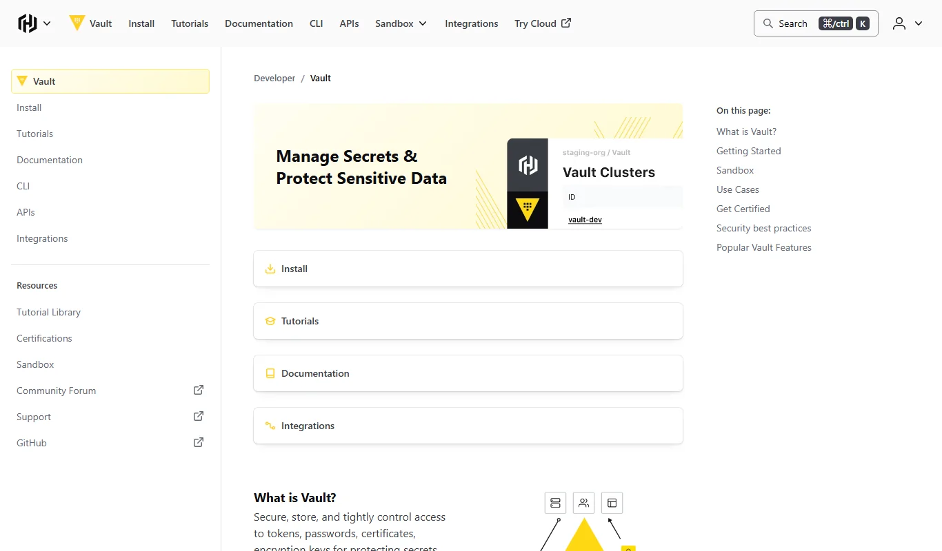 HashiCorp Vault - Secure Secrets Management & Data Protection
