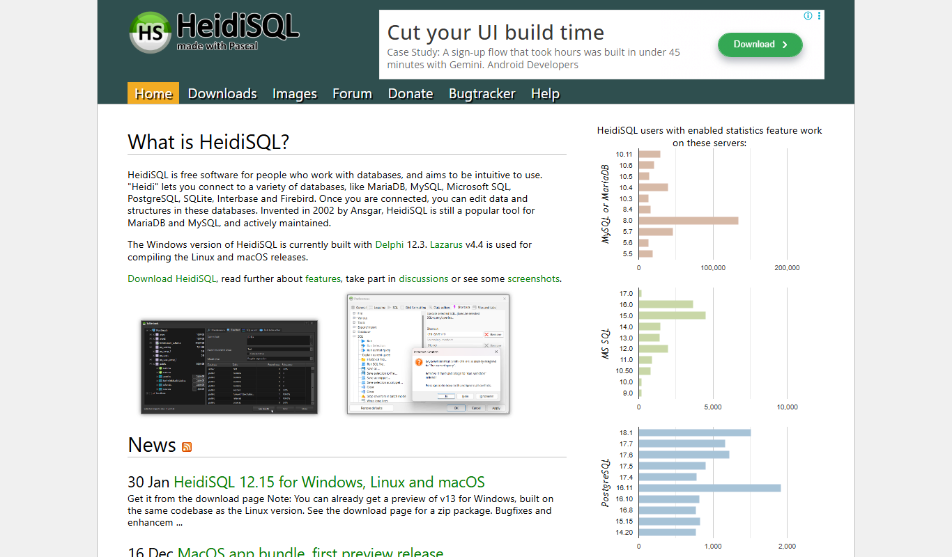 HeidiSQL Database Client - Free SQL Management Tool For Windows