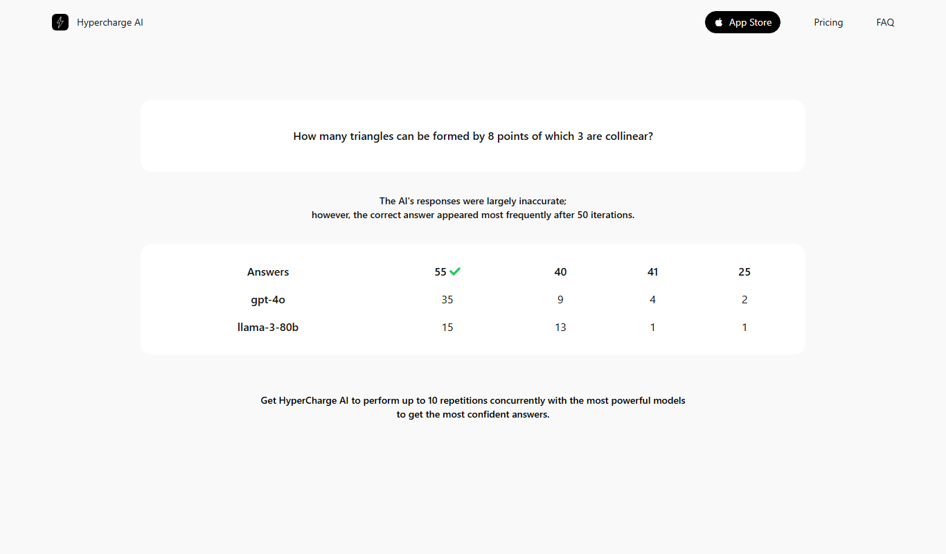 Hypercharge AI: Parallel Chats app screenshot